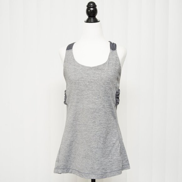 Lululemon Spin Me Tank in Heather Grey